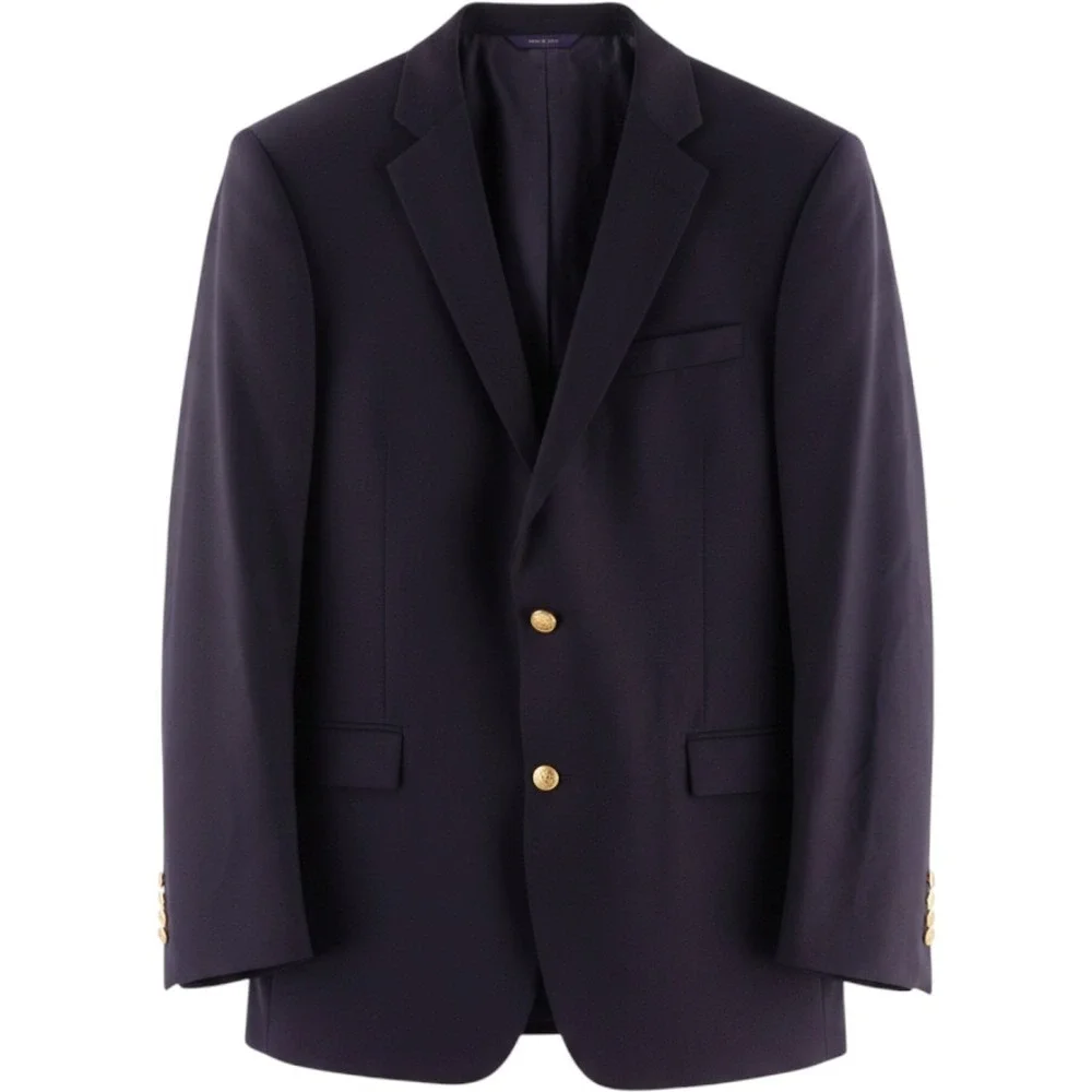 Brooks Brothers Mens 42XL 1818 Regent Blazer Wool Vitale Barberis Canonico Italy